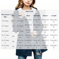 thumbnail image 3 of Wovilon Girls Fleece Lined Rain Jacket Hooded Water-Resistant Windbreaker Coat with Pockets Drawstring Waist for Fall Winter Outdoor Wear, 3 of 9