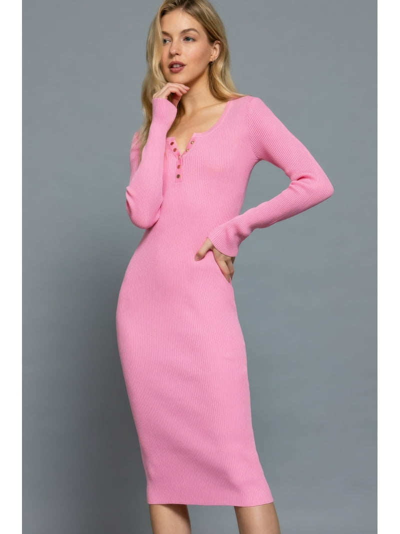 bodycon roll neck dress The Line By K Rori Dress