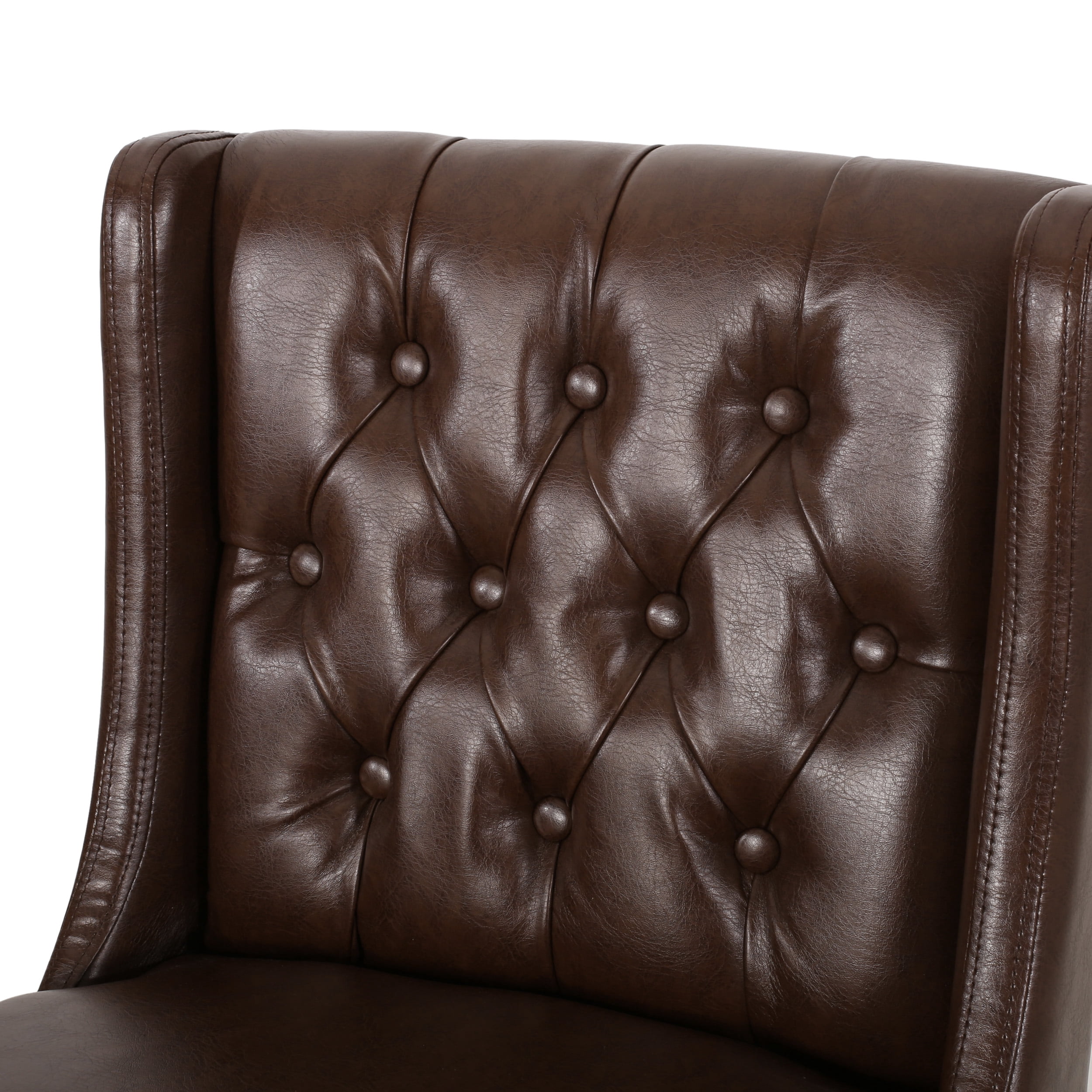 Noble House Daylanie Barstools, Dark Brown, Espresso