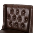 thumbnail image 4 of Noble House Daylanie Barstools, Dark Brown, Espresso, 4 of 8