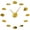 Gold, variant on Camper Bus Silouette Frameless Wall Clock Stickers, DIY Modern Decorative Clocks for Living Room, Bedroom, Office - Easy to Install, Large 3D Clock Design (Gold,27in)
