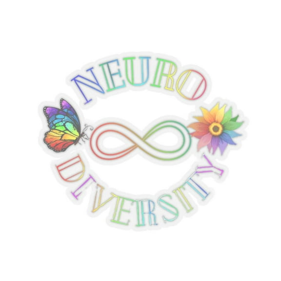 Neurodiversity, Neurodiverse Kiss-Cut Stickers