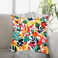 thumbnail image 2 of dajkiuy Leaves Throw Pillow Covers 18 x 18 Inch Autumn Leaf Decorative Pillow Cases Peach velvet Patio Pillows for Couch Sofa Garden Balcony Decor, 2 of 2