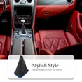 thumbnail image 3 of AURARMLET Automobile Shift Lever Cover Black Artificial Dustproof 1Pcs, 3 of 8