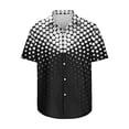 thumbnail image 5 of Njoeus Men's Athletic Shirts & Tees Mens Tops Men's Geometric Graphic Tees Shirt Men Black Shirts Short Sleeve Work Office Casual T-Shirt Beach Vacation Summer Tops M-5Xl（Available In Big & Tall) Shor, 5 of 5