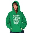 thumbnail image 3 of Mechanic Or Genius Sarcastic Humor Unisex Plus Fleece Graphic Hoodie Brisco Brands 2X, 3 of 5