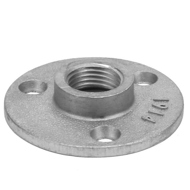 10 Piezas De Aleación De Hierro Fundido, 3 Bridas De Piso, Brida De Base De Tubo, Orificios De Brida Roscada De Aluminio, Brida De 65 Mm Dn15, Base De Tubo, Brida De Piso De Rosca