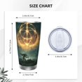 thumbnail image 4 of Vaso Elden Ring de 20 oz con tapa, vaso de viaje de acero inoxidable con aislamiento al vacío de doble pared, taza de café con aislamiento duradero, taza térmica con tapa deslizante a prueba de, 4 of 8