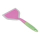 thumbnail image 2 of Espátula para cocinar, espátula para freír de boca ancha de silicona transparente de dos colores, pala frita para panqueques para cocina casera (cabeza de espátula morada), 2 of 5