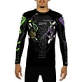 thumbnail image 2 of Raven Fightwear Men's Cyberpunk 3.0 Jiu Jitsu BJJ Rash Guard MMA Black, 2 of 3