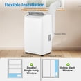 thumbnail image 2 of Ourlova Portable Air Conditioner - Dual Motor - 30 Efficiency - 12000 BTU Cooling - Remote Control - 64-90F, 2 of 7