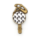thumbnail image 1 of La Huella Negra simple silueta proteger animales Broche broche broche broche Metal retro, 1 of 3