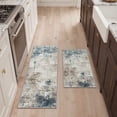 thumbnail image 3 of KUETH Kitchen Mats for Floor,Sets of 2 Non Slip Washable Abstract Kitchen Rugs 20"x32"+20"x48", Kitchen Runner Rug with Waterproof for Hallway, Laundry, Bathroon and Bedroom, 3 of 8