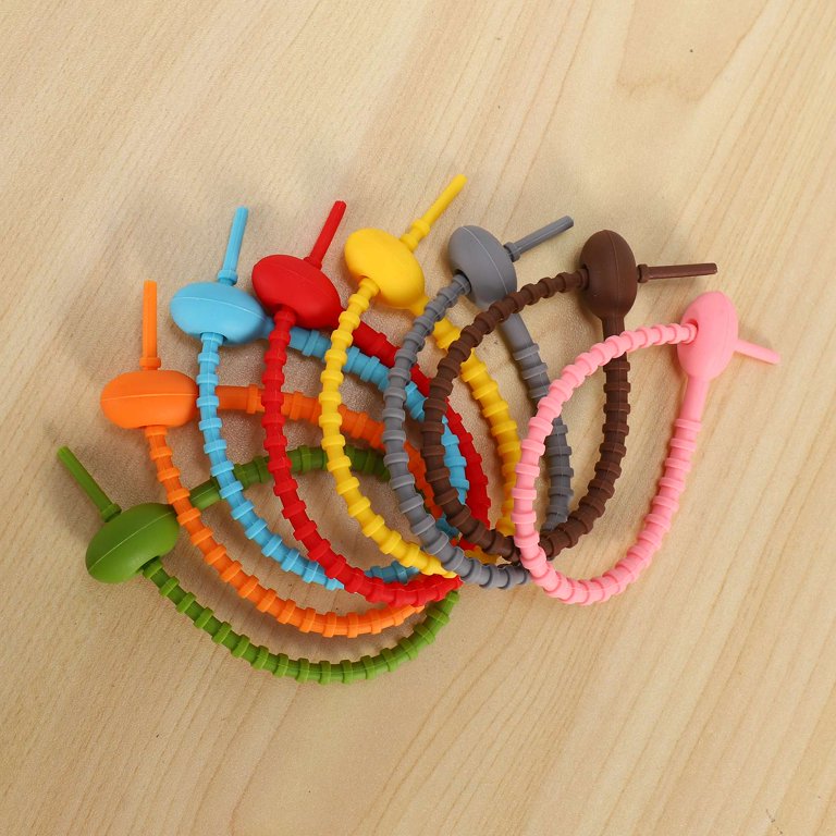 Multicolor Snack Bags Sealing Clips, Cable Ties Air Tight Seal Sealing  Tools, For Home