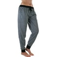 thumbnail image 3 of ToBeInStyle Women's Marled Print French Terry Jogger Pants with Cuff Ends, 3 of 6