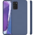 thumbnail image 4 of Galaxy Note 20 Case, Samsung Note 20 Case Liquid Silicone Case Dual Layer Hard PC Soft Silicone Rubber Bumper Slim Fit Protective Phone Case for Samsung Galaxy Note 20 5G, Night Blue, 4 of 12