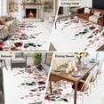 thumbnail image 5 of Pink Valentine's Day Area Rug 5x8 FT, Non Slip Bedroom Throw Carpet, Spring Floral Farmhouse Washable Soft Floor Carpet Non-Shedding Rug for Living Room Nursery Dorm Office, 5 of 9