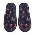 thumbnail image 1 of Balery Mushrooms3 Pantuflas de Casa de Felpa Silenciosas con Diseño Estampado, Zapatillas Cómodas Antideslizantes de Algodón para Interior-Medium, 1 of 8