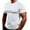 White, variant on Daznico Mens Shirts - Men's Round Neck Short Sleeve Men's Home Leisure Sports T Shirt - Shirts for Men,Color:Navy,Size:3XL