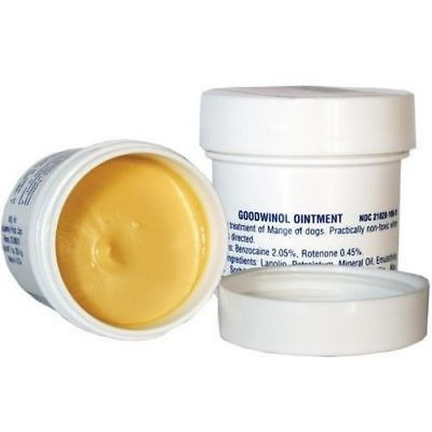 Goodwinol Jar Ointment 1oz Follicular,Red Mange Dogs apply daily see results!