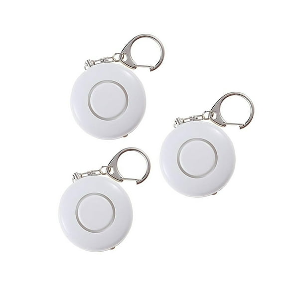 Personal Alarm With Led Flashlight Self Defense Keychain Loudest Emergency Survival Whistle 3 Pack 130db Walmart Com Walmart Com