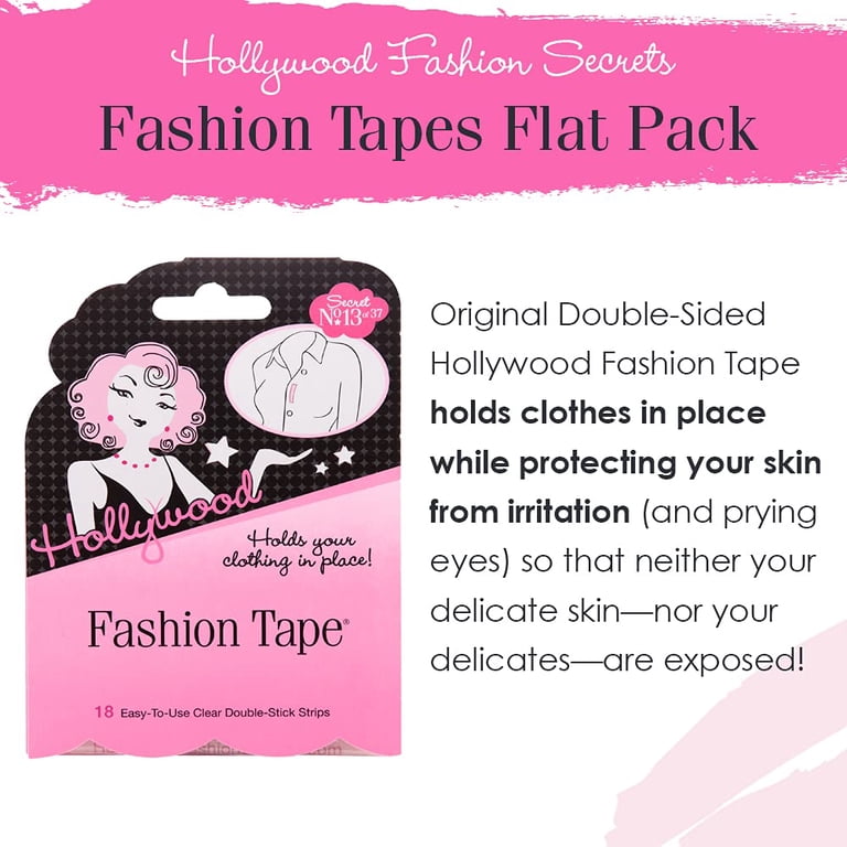 Hollywood Fashion Secrets Double Sided Fashion Tape, 18 Ct - Walmart.com