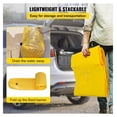 thumbnail image 5 of Flood Barrier 24ft, Reusable Water Diversion Tubes, PVC Flood Protection for Doorways & Garages, Lightweight, Yellow, 5 of 7
