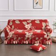 thumbnail image 1 of Elastic Stretchable Sofa Cover with Skirt Washable Furniture Protector Printed Slipcovers with Elastic Bottom for Living Room, 1 of 7