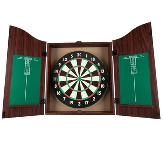 Jack Daniel's Old No. 7 Dartboard, Cabinet & Dart Set Combo Kit