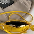 thumbnail image 5 of Hfppkn 3D Fish Shaped PU Leather Crossbody Bag Novelty Mini Shoulder Handbag for Party Daily Use 32x7x13cm Yellow, 5 of 7