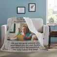 thumbnail image 4 of Custom Memorial Blanket for Loss of Loved One - A Letter from Heanven Sympathy Blanket Loss of Dad Mom Husband Wife Friend in Loving Memory Blanket Personalized Blankets, 4 of 5