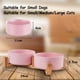 thumbnail image 2 of Laklulu Cuencos para mascotas,Juego de cuencos de cerámica para perros y gatos con soporte de madera para comida y agua,Cuencos antideslizantes para mascotas, 2 of 6