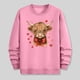 thumbnail image 3 of Ceisia Men's Regular-Fit Crew-Neck Heart-Yak Printed Casual Sweatshirt Gift, 3 of 6