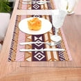 thumbnail image 5 of XMXT 6 Pcs Woven Placemats, Aztec Native Style Retro Print Stain Resistant Anti-Skid Placemat for Kitchen Table, 12 x 18 inches, 5 of 6