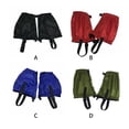 thumbnail image 3 of Greeniant Pack de 2 polainas de invierno para senderismo al aire libre, para caminar, tela Oxford, impermeables, para nieve, para , Camping, Type3 NO3, 3 of 6