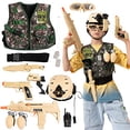 thumbnail image 2 of JOYIN 12 piezas Disfraz del Ejército Soldado Militar Combate Marines Accesorios Set para D Joyin Joyin, 2 of 2