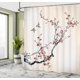thumbnail image 5 of Nature Shower Curtain, Birds Art Style, Fabric Bathroom Decor Set with Hooks, 180cm x 180cm, Burgun, 5 of 5