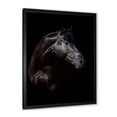 thumbnail image 2 of Designart 'Silhouette Of Horse and Woman' Farmhouse Framed Art Print, 2 of 4