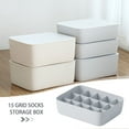 thumbnail image 1 of PENGXIANG Stackable White Organizer Bins Clothes Storage Baskets for Household Storage Organization, 1 of 4