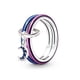 thumbnail image 3 of New 925 Silver Double Layer Rings Set Connector Link Charm Suitable For Original Pandora Me Ring DIY Women's Jewelry Gift Making, 3 of 5