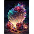 thumbnail image 1 of Fairy Dust Beach Shells DIY Diamond Painting Cross Stitch Kit, Starfish Full Drill Mosaic Rhinestone, 30*40cm, unframed.,7-TZ, 1 of 3