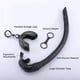 thumbnail image 5 of Soidarity Tubo de esnórquel plegable de silicona para hombres y mujeres, manguera de respiración húmeda enrollable portátil para natación y buceo, Deportes acuáticos Rosado Soidarity OD026674-07, 5 of 6