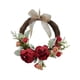 thumbnail image 2 of Toystoory Guirnalda de puerta, flor artificial, simulación de ratán, guirnalda para colgar en la pared, accesorios de fotografía para fiesta Decoración del hogar  rojo diámetro 26 cm, 2 of 6