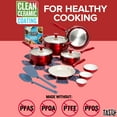 thumbnail image 3 of Tasty 16pc Cookware Set Red, 3 of 10