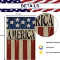 thumbnail image 3 of 7.4 Garden Flag 12x18 Inch Double Sided, American Patriotic Flag Yard Decoration, Small Seasonal Outdoor Decoration for Summer Independence Day, 3 of 7