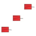 thumbnail image 2 of Transemion Outil de Clé Pratique Retrousser la Poche avec Stockage Multi-Poche Lourd Rouge25 pack 3Set, 2 of 6