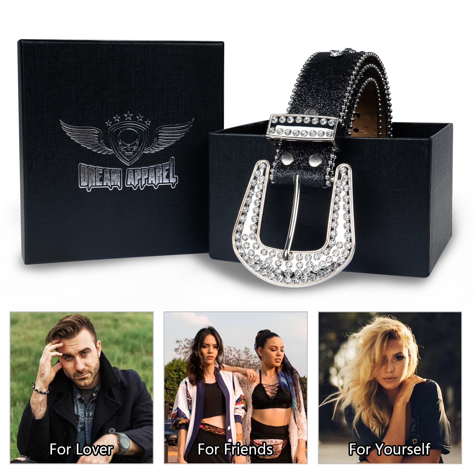 MINE DENIM Leather Western Belt （BLK） 81Rli0xkqKL._UY1000_.jpg