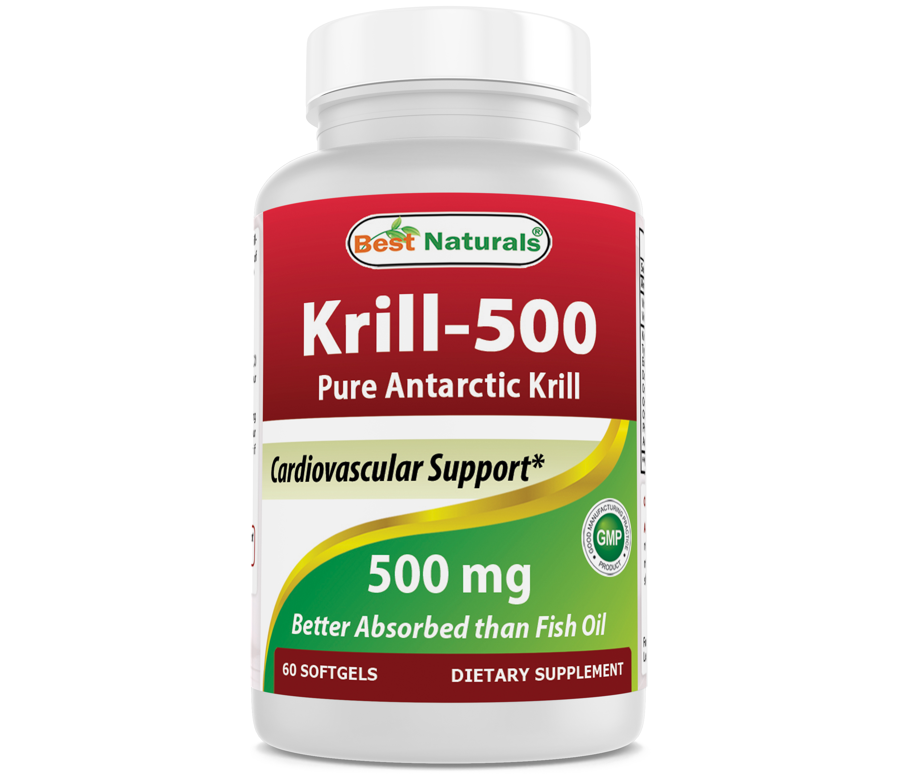Best Naturals Krill Oil 500 mg 60 Softgels