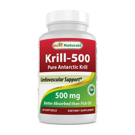 Best Naturals Krill Oil 500 mg 60 Softgels