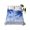 Cobalt, Slate, variant on Twin Flat Sheet Only Vintage Sepia Coconut Tree Soft Microfiber Cooling Bedding Sheets Tropical Palm Frond Silhouette Flat Bed Sheet for Hotel,Home Decor